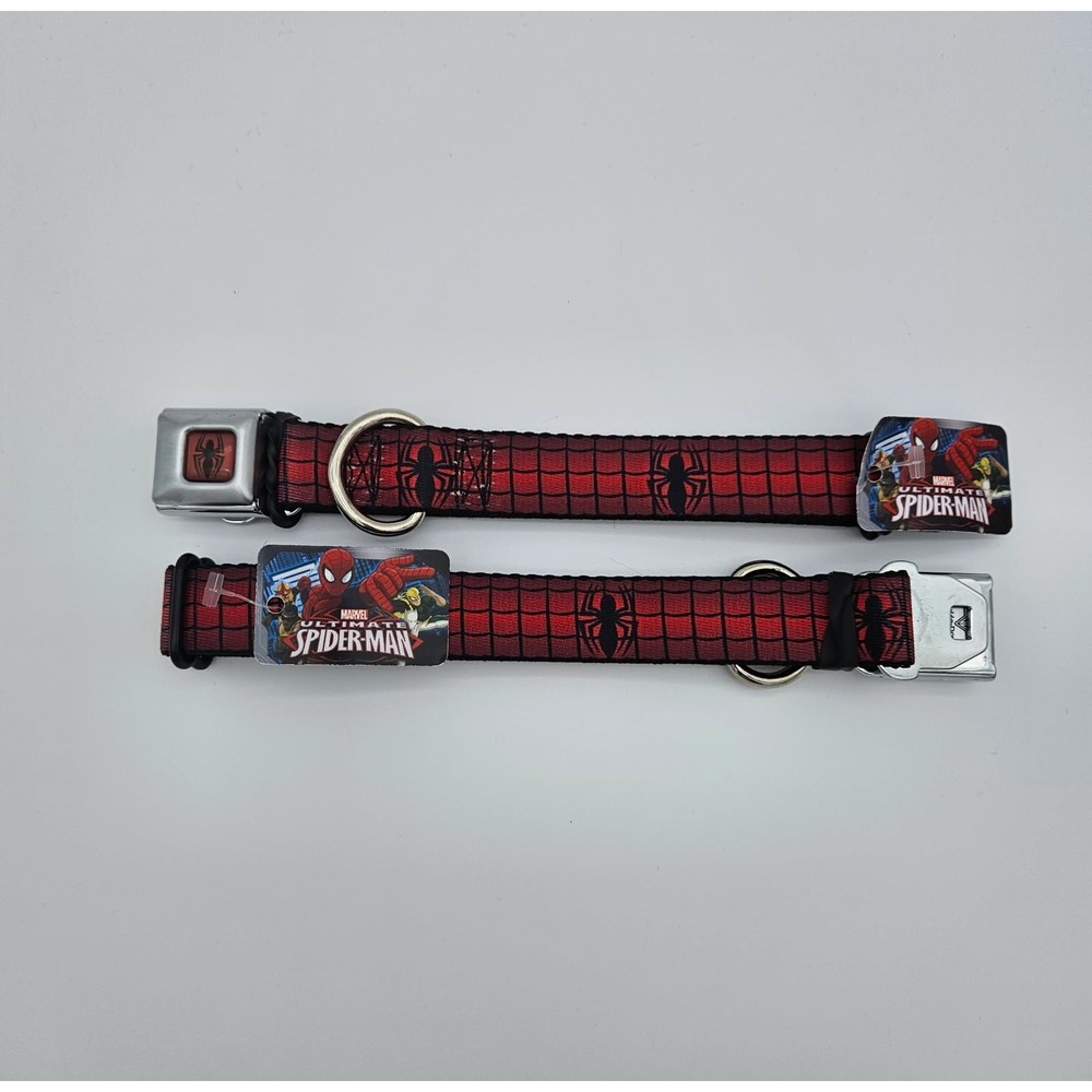 Buckle Down Marvel Amazing Spiderman Car Seat‎ Belt Buckle Dog Collar